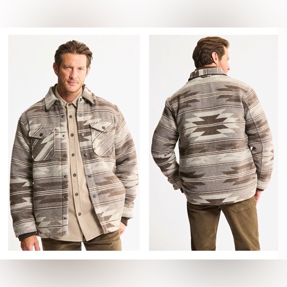 Jachs Ny Other - Jach New York Sherpa Lined Wool Blend Jacket